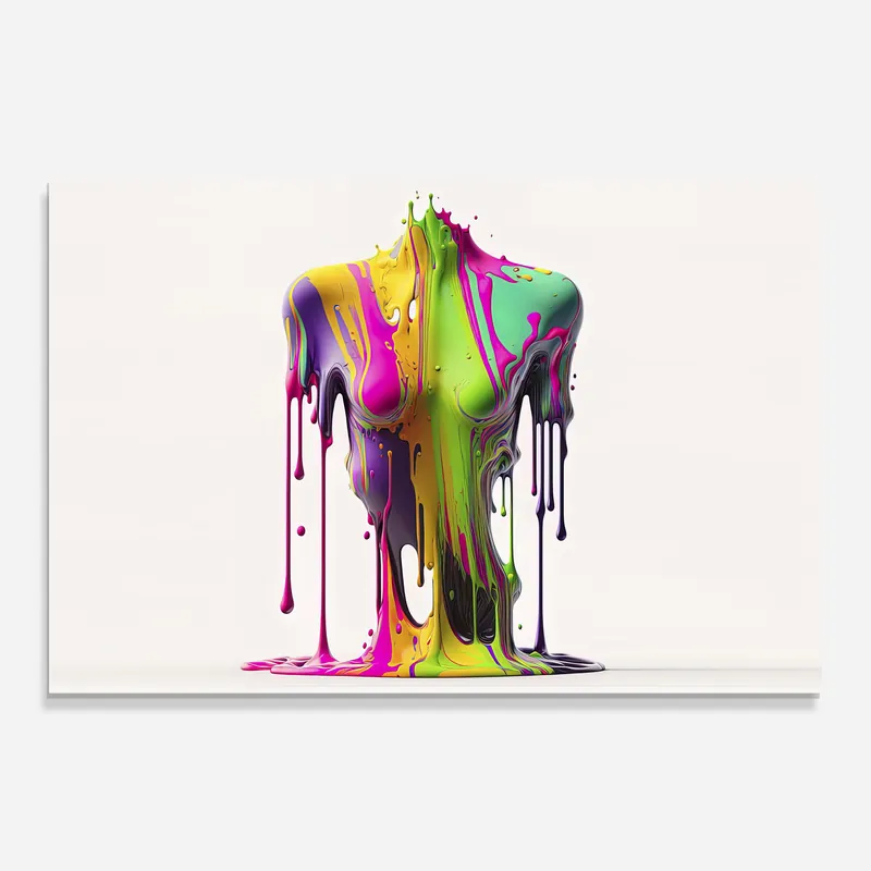 Wochenendangebot Glasbild Colorful Body