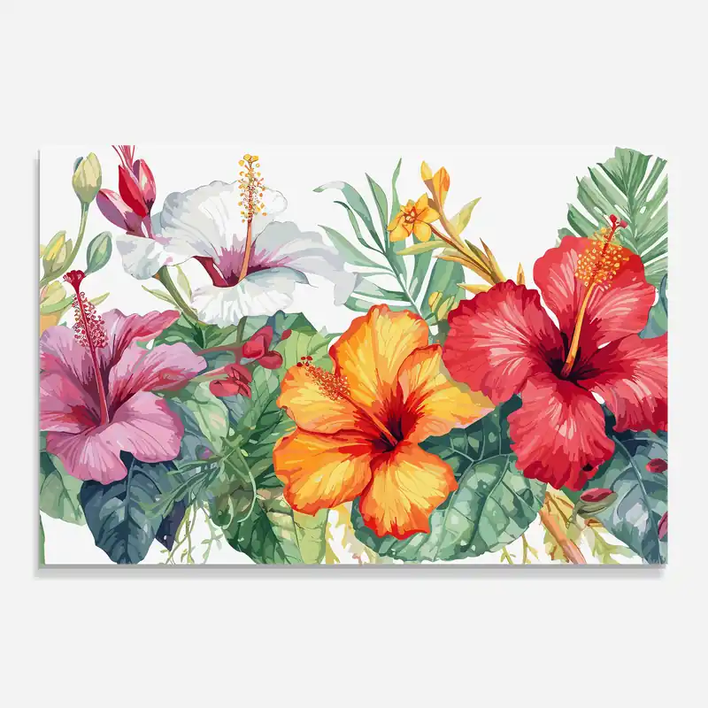 Küchenrückwand Glas Exotic Flowers Markenprodukt