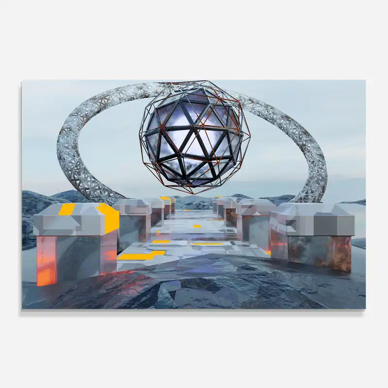 Sale Küchenrückwand Glas Galactic Globe