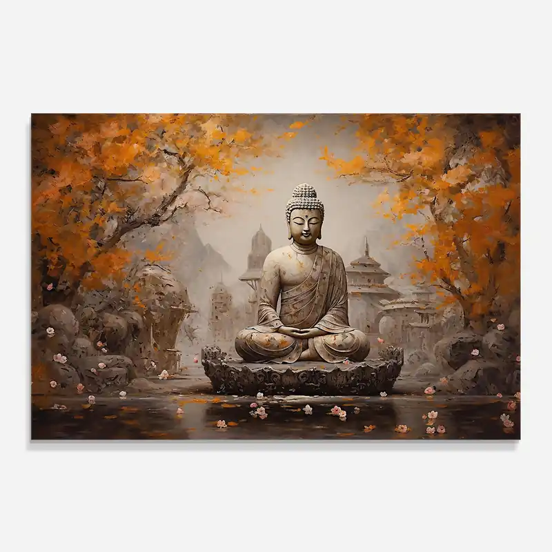 Wochenendangebot Küchenrückwand Glas Beautiful Buddha Art