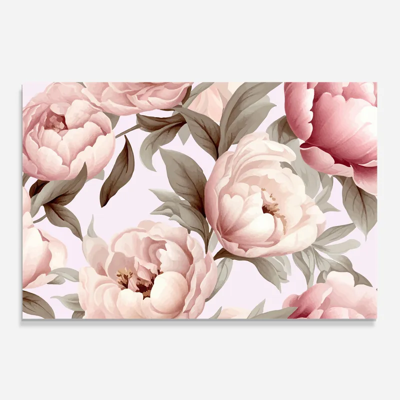Wochenendangebot Küchenrückwand Glas Pink Peony Buds