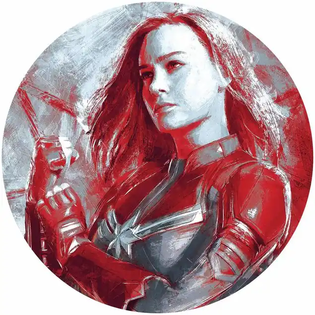 Aktuell Avengers Painting Captain Marvel Fototapete