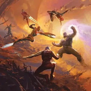Abverkauf Avengers Epic Battle Titan Fototapete
