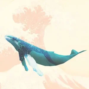 Whale Voyage                               Fototapete Geprüft