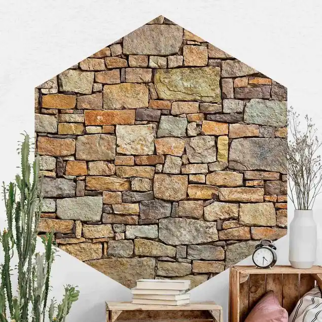 Angebot Croatia Stonewall                               Hexagon Fototapete