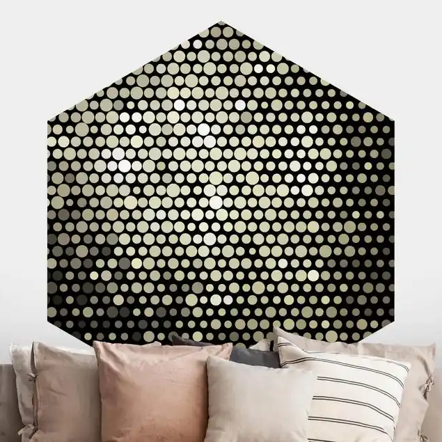 Wochenendangebot Disco Background                               Hexagon Mustertapete