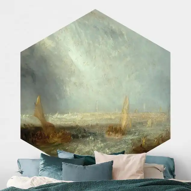 William Turner - Ostende                               Hexagon Fototapete Sonderaktion