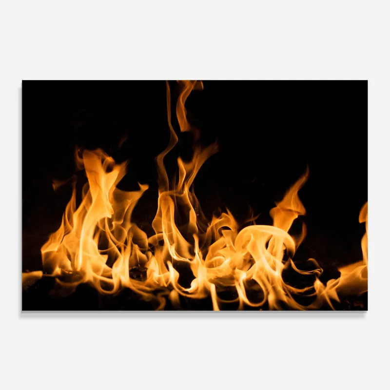 Wochenendangebot Küchenrückwand Glas Bright Flame