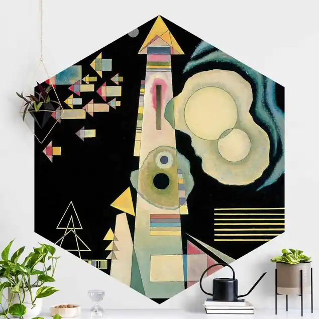 Wassily Kandinsky - Pfeile Hexagon Fototapete Online Kaufen