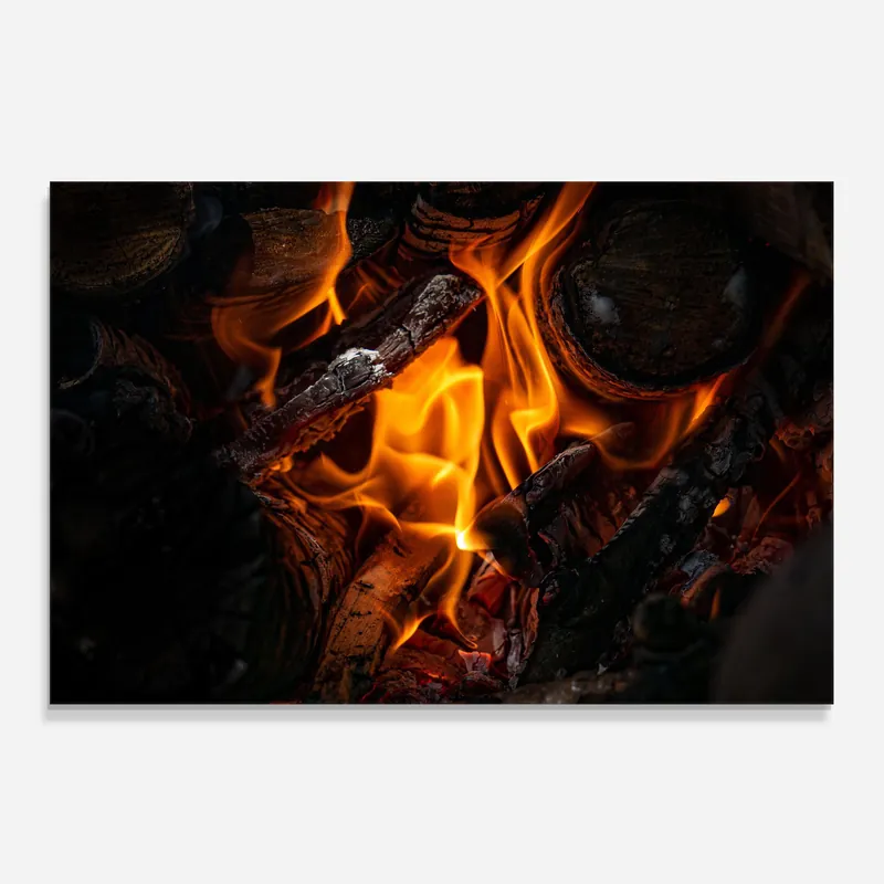 Wochenendangebot Küchenrückwand Glas Flame Spark