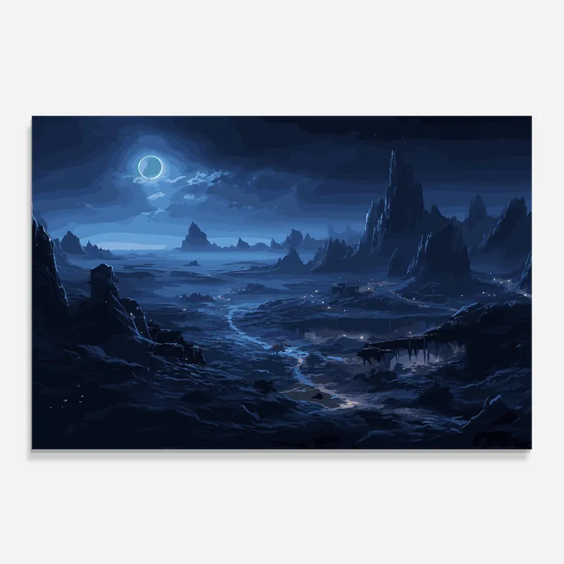 Wochenendangebot Küchenrückwand Glas Blue Art World