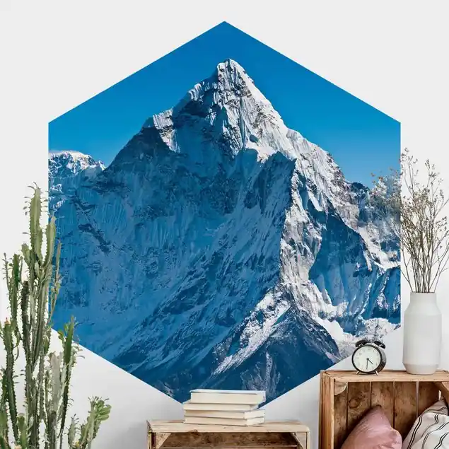Aktuell Der Himalaya Hexagon Fototapete