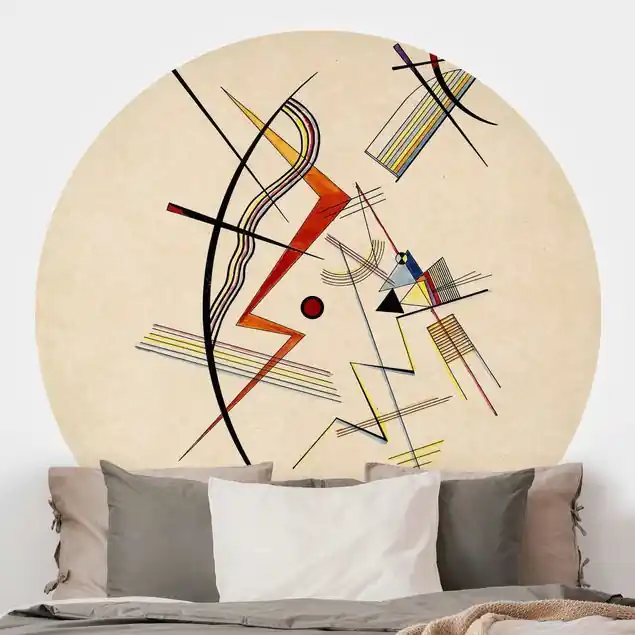 Wassily Kandinsky - Jahresgabe                               Runde Fototapete Mega-Angebot