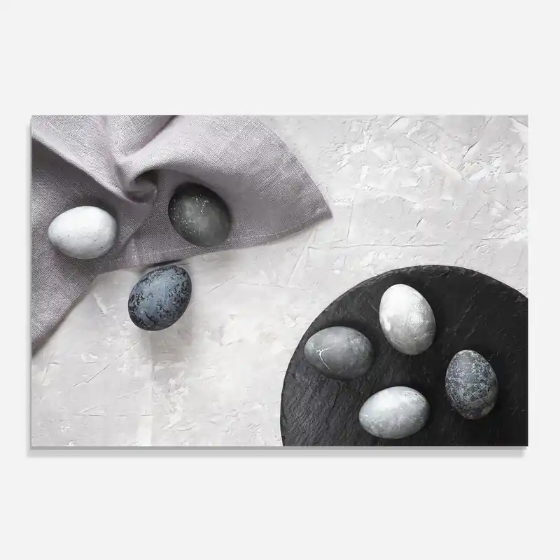 Abverkauf Küchenrückwand Glas Eggs Stone