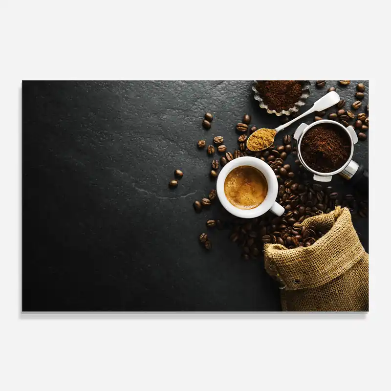 Angebot Küchenrückwand Glas Fresh Made Coffee