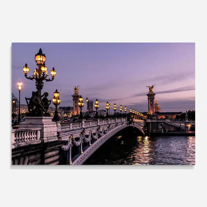 Zertifiziert Küchenrückwand Glas Paris Bidge