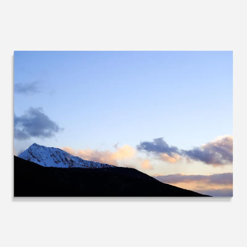 Angebot Küchenrückwand Glas Cloud Sky Mountain