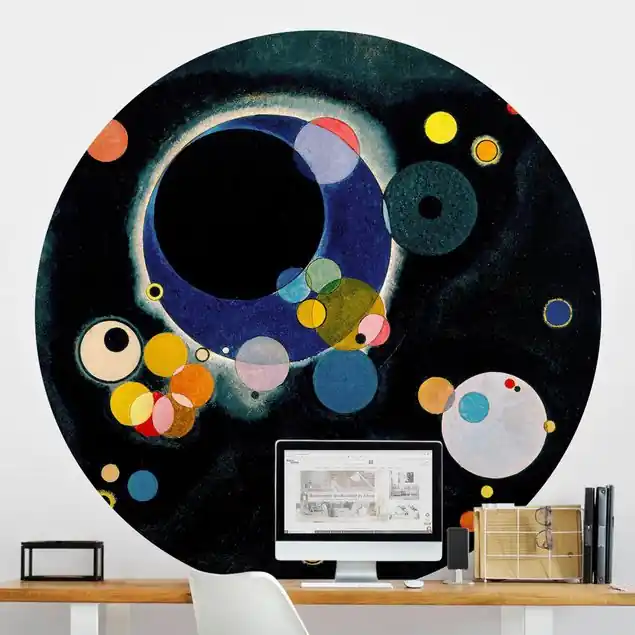 Wassily Kandinsky - Skizze Kreise Runde Fototapete Top-Seller