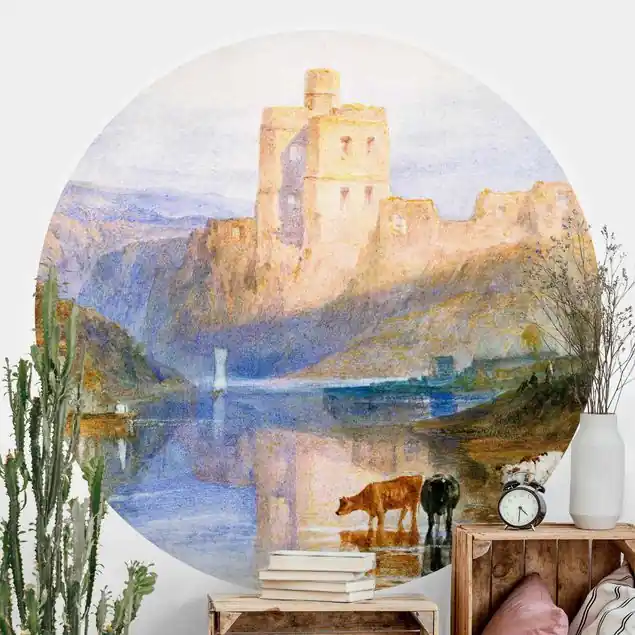 William Turner - Norham Castle                               Runde Fototapete Saisonangebot