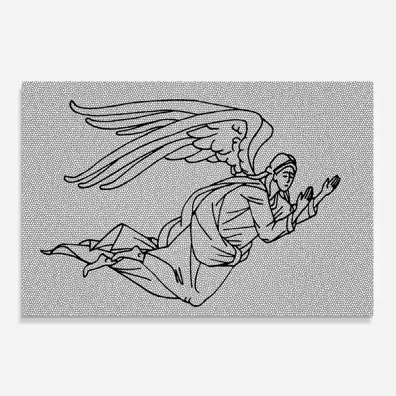 Aktuell Küchenrückwand Glas Angel Flying
