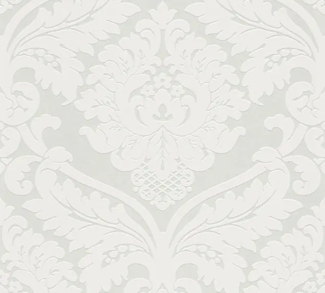 A.S. Création Black & White 4 in Metallic Weiß - 554338 Metallic Mustertapete Jetzt Kaufen