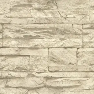 A.S. Création Best of Wood`n Stone 2nd Edition in Beige Creme - 707130 Mustertapete Aktuell
