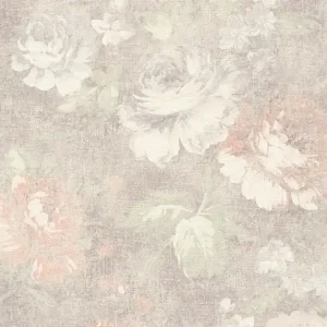 A.S. Création Secret Garden in Braun Creme Rot - 336042 Mustertapete Mega-Angebot