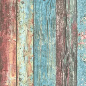Angebot A.S. Création Best of Wood`n Stone 2nd Edition in Blau Bunt - 307231 Mustertapete