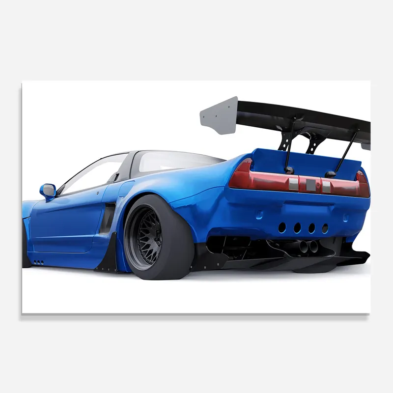 Aktuell Küchenrückwand Glas Blue Tuned Nsx
