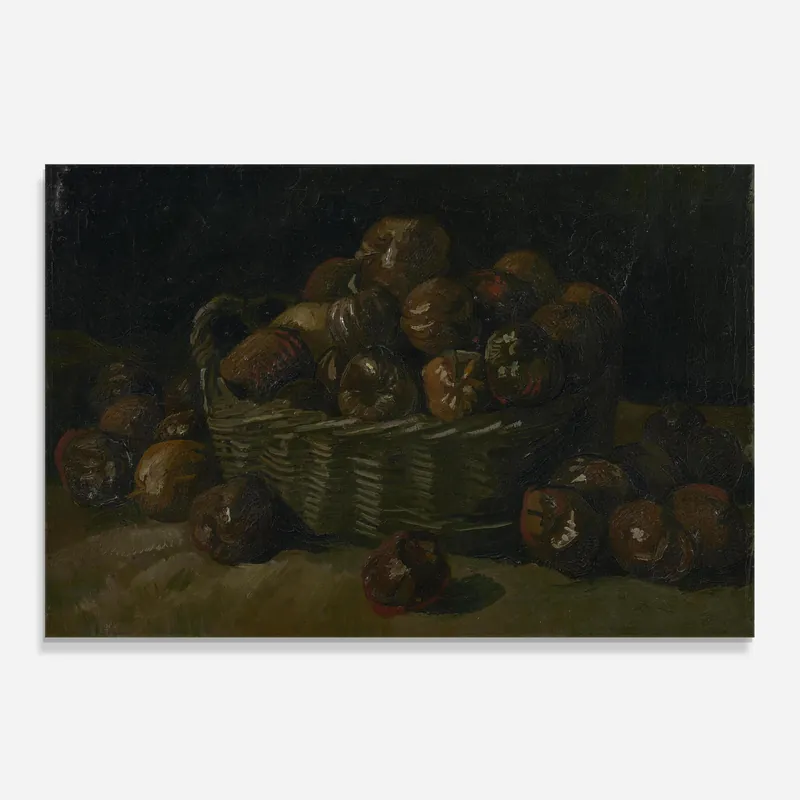 Aktuell Küchenrückwand Glas Mand Met Appels Art