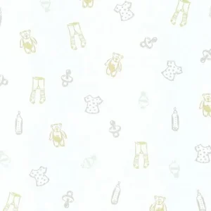 A.S. Création Little Stars in Creme Metallic Weiß - 358452                               Unitapete Abverkauf