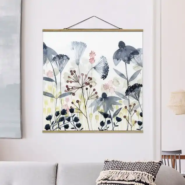 Wildblumen Aquarell I Meistverkauft