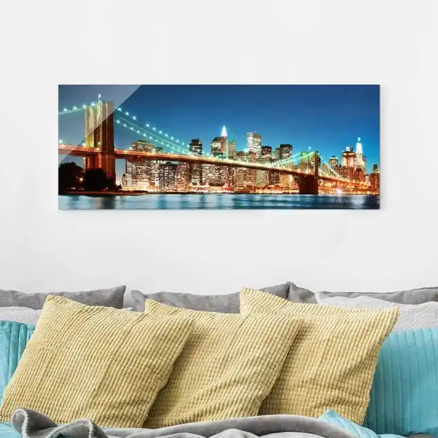 Nighttime Manhattan Bridge Ausverkauf