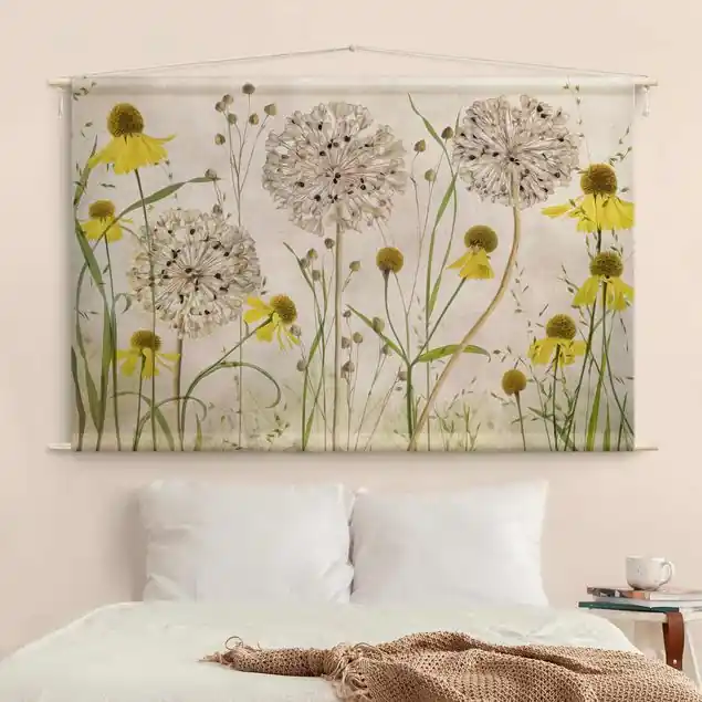 Allium und Helenium Illustration Neue Ware