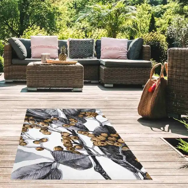 Zertifiziert Aquarellbeeren                               Vinylteppich