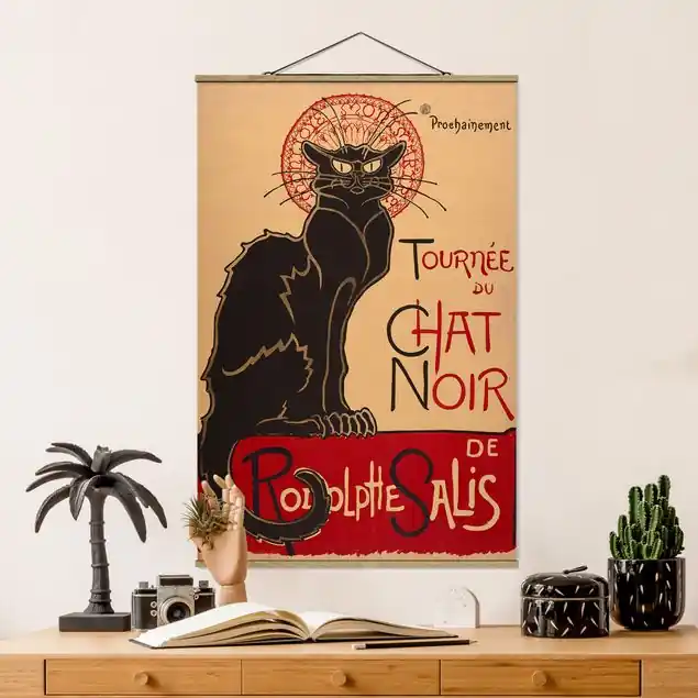 Aktuell Théophile-Alexandre Steinlen - Der schwarze Kater