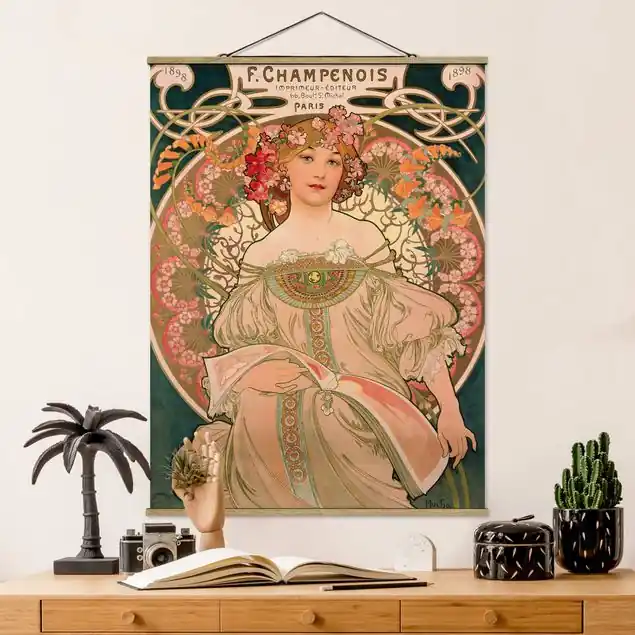 Alfons Mucha - Plakat für F. Champenois Kostenloser Versand