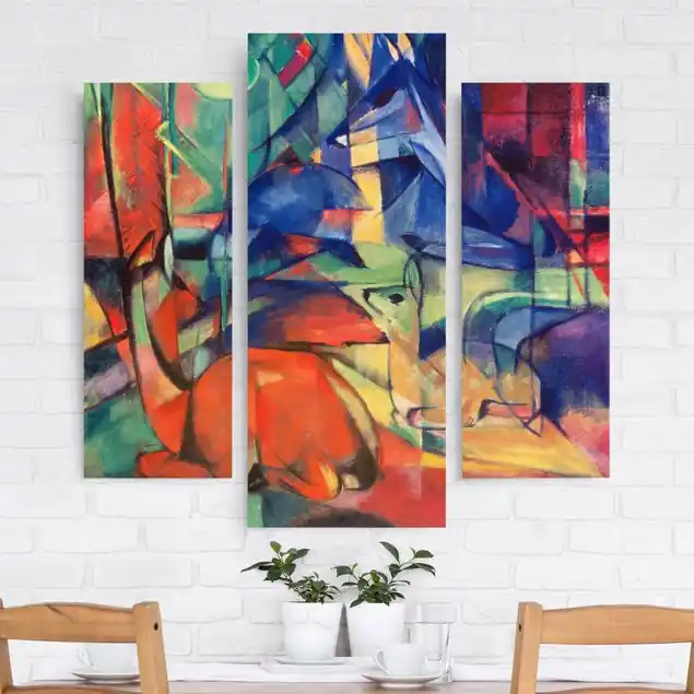 Aktuell Franz Marc - Rehe im Walde
