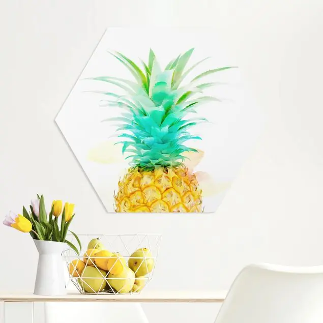 Ananas Aquarell Gratis Versand