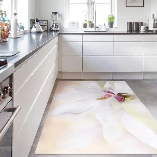 Zarte Magnolienblüte Vinylteppich Neu