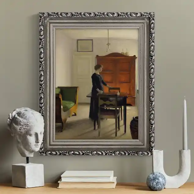 Wochenendangebot Vilhelm Hammershoi - Ida in einem Interieur