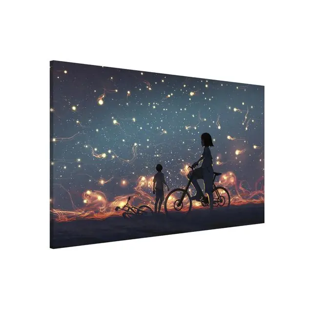 Anime Zeichnung Lichter auf dem Fahrrad Sichere Zahlung