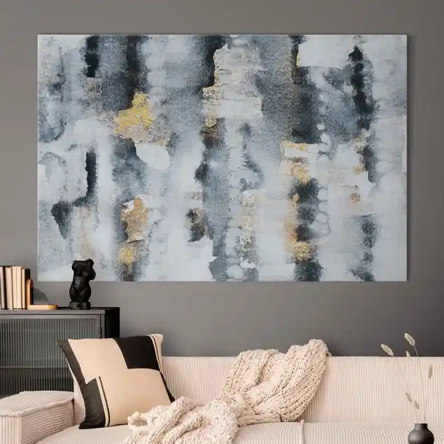 Abstraktes Aquarell mit Gold Top-Seller