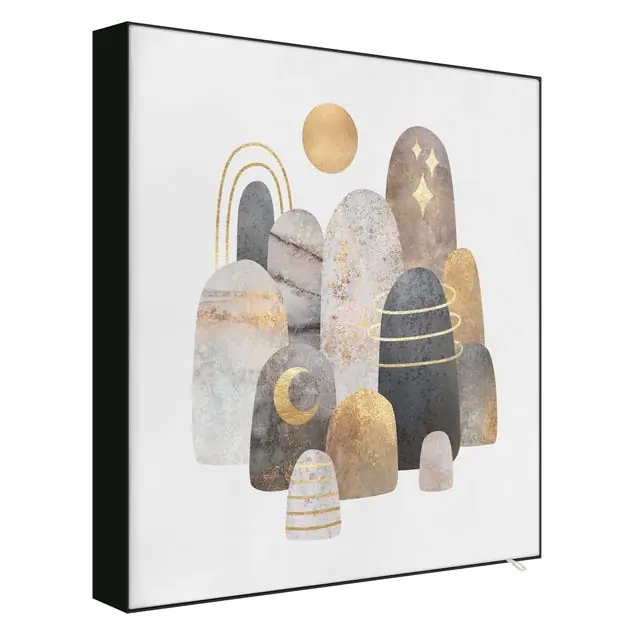 Abverkauf Gold Berge mit Mond