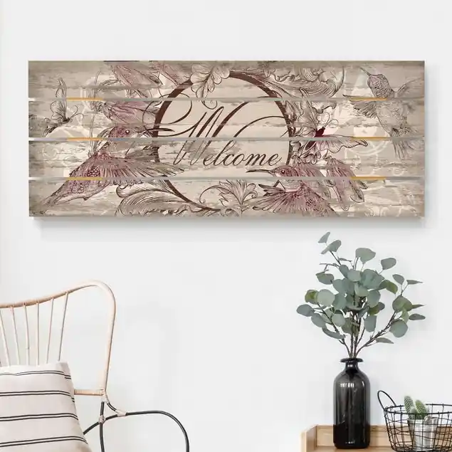Welcome with Butterfly Preis Gesenkt