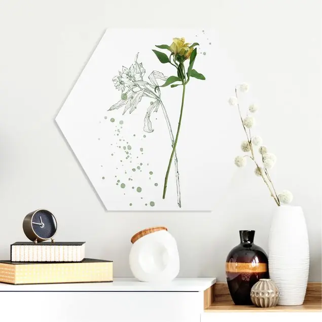 Wochenendangebot Botanisches Aquarell - Lilie