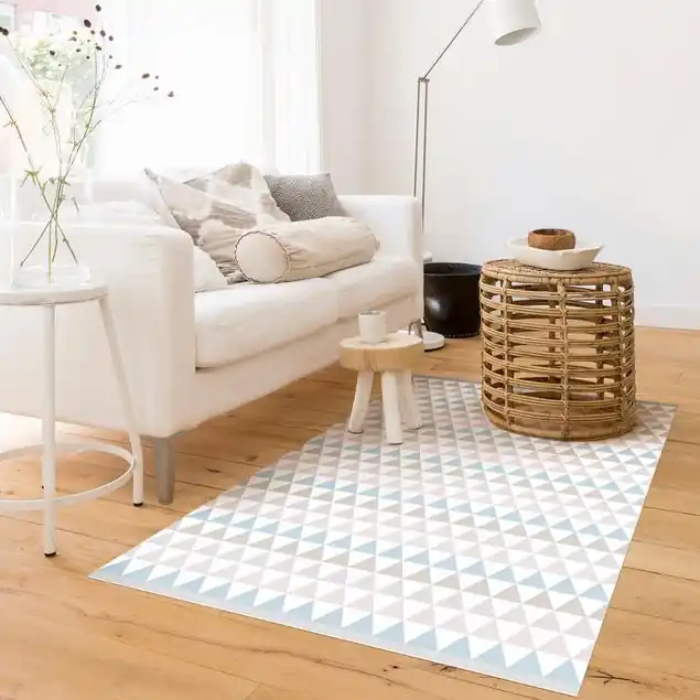 Wochenendangebot Geometrisches Muster Dreiecke mit Balken Vinylteppich