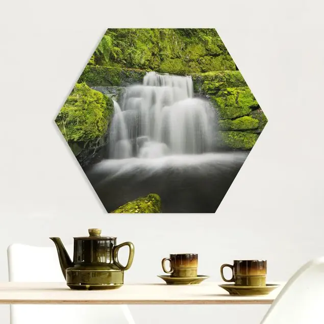 Aktuell Lower McLean Falls in Neuseeland