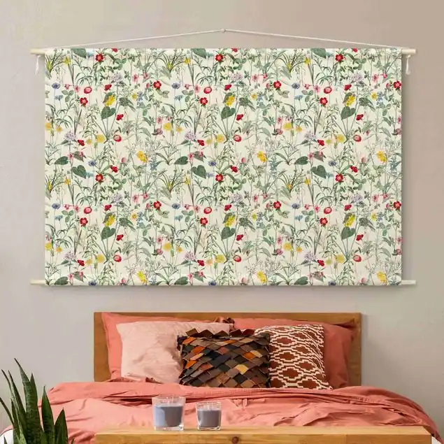 Wildblumen auf Weiß Neue Kollektion