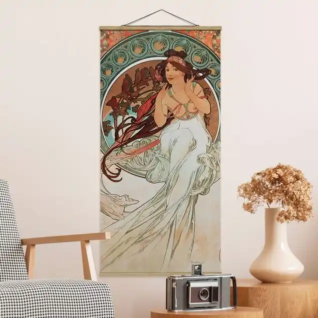 Alfons Mucha - Vier Künste - Die Musik Sonderaktion